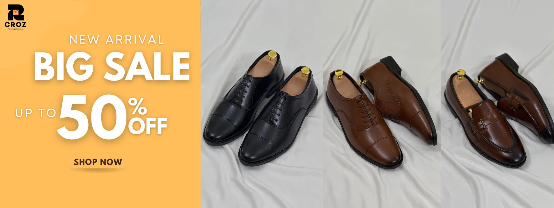 Brown Blue Denim Jeans Fashion Sale Website Banner